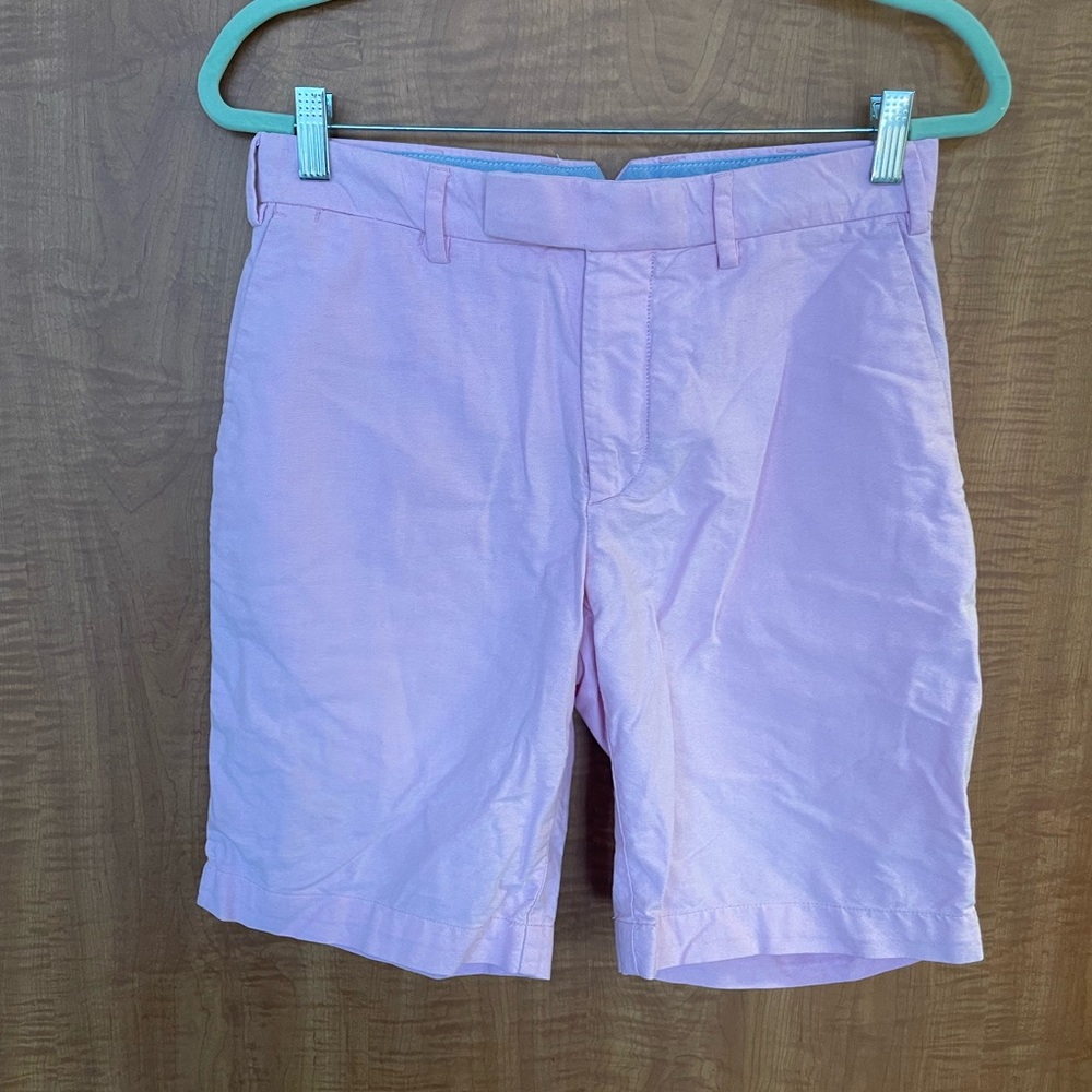 Polo by Ralph Lauren Pink Flat Front Men Shorts